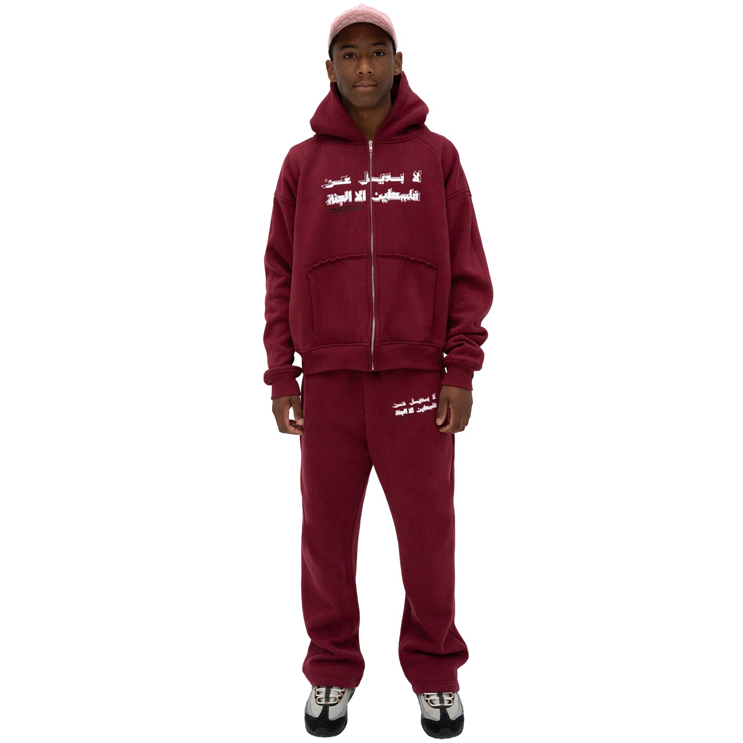 JUSTICE ZIPPER [WINE RED]