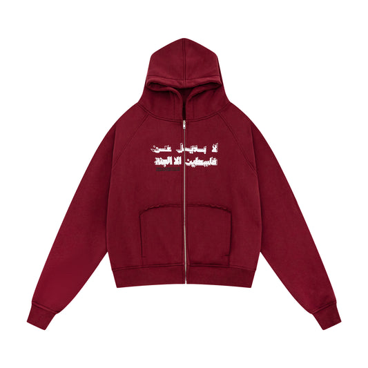 JUSTICE ZIPPER [WINE RED]