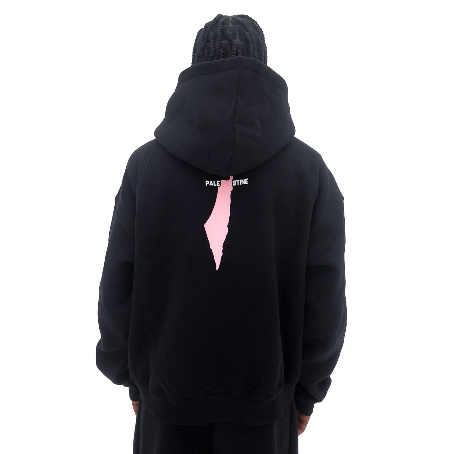 JUSTICE ZIPPER [PINK ON BLACK]