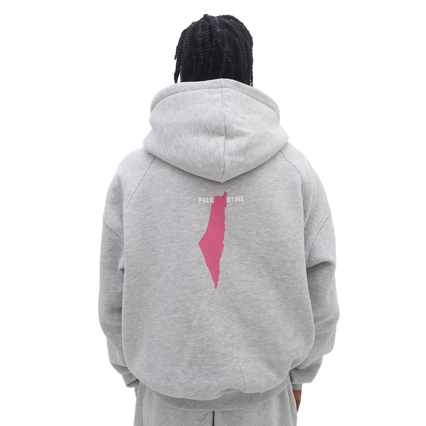JUSTICE ZIPPER [PINK ON GREY]